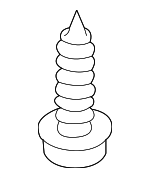 N10602101 - Body: Trim Molding Bolt for Audi: A3, A3 Quattro, A5 Quattro, A6 allroad, A6 Quattro, A7 Sportback, Q5, Q5 PHEV, Q5 Sportback, Q6 e-tron, RS5, RS6 Avant, RS7 Sportback, S4, S5, S6, S7 Sportback, SQ6 e-tron Image