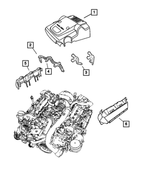 53013996AA - : Engine Cover Bracket for Mopar Image
