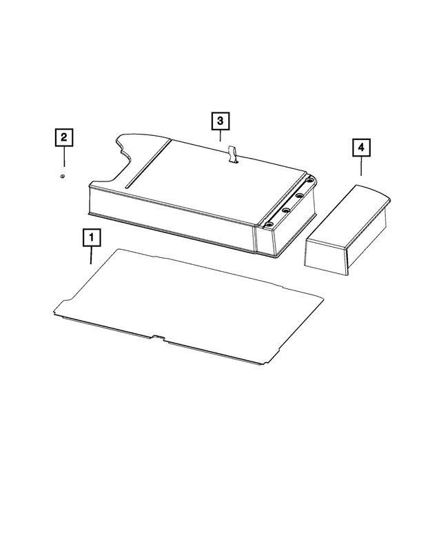 1UY00KA9AB - Interior Trim: Load Floor Panel for Mopar Image