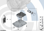 28005B43141 - Dual-Clutch Gearbox: Oil Filter Kit, Double Clutch Transmiss for BMW Image