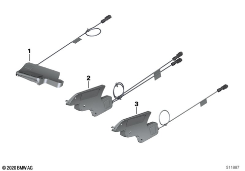 Radio Antenna for 2022 BMW-Motorrad R 1250 RT #1