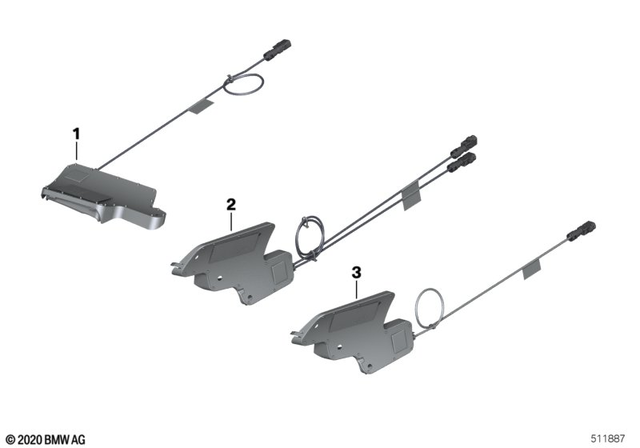 65218406329 - : Foil Antenna for BMW-Motorrad Image