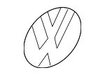 1K9853630ULM - Body: Emblem for Volkswagen: Jetta Image