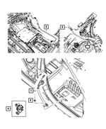 68039567AJ - : Battery Positive Wiring for Dodge: Durango | Jeep: Grand Cherokee Image
