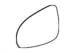 998105003 - Body: Mirror Glass for Mercedes-Benz Image