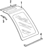 73812SB6960 - : Channel for Honda Image