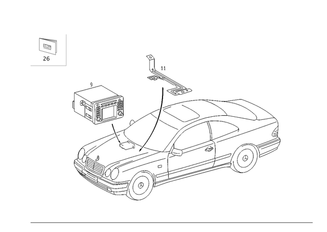 2088204189 - : Operating Unit for Mercedes-Benz Image