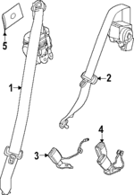 26546026 - : Outer Belt Assembly for GMC: Terrain Image