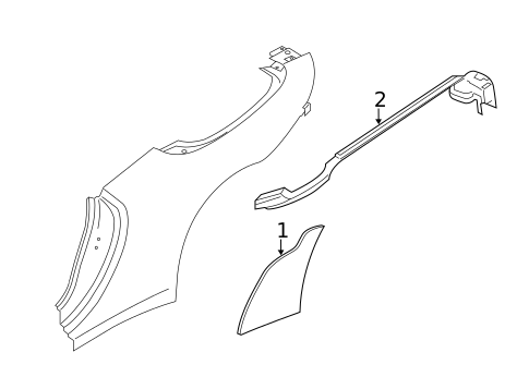 Exterior Trim - Quarter Panel for 2019 Porsche 911 #3