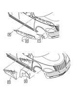 WQ46ZHBAA - Exterior Ornamentation: Fender Front Decal, Right for Mopar Image