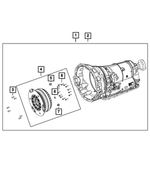 68283000AB - 8HP90; 8-Speed; Automatic Transmission: With Torque Converter Transmission Kit for Mopar Image