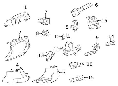 Switches, Solenoids & Actuators for 2008 Cadillac CTS #0