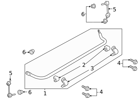 Stabilizer Bar & Components for 2025 Lincoln Corsair #0