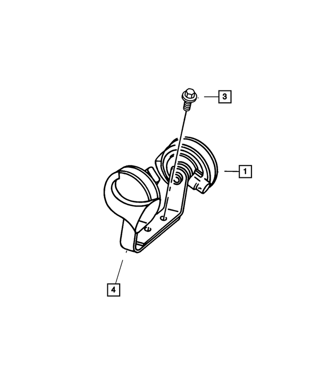 56009769AD - Electrical: Horn for Mopar Image