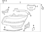 92101T1020 - Electrical: Headlamp Assembly for Hyundai Image