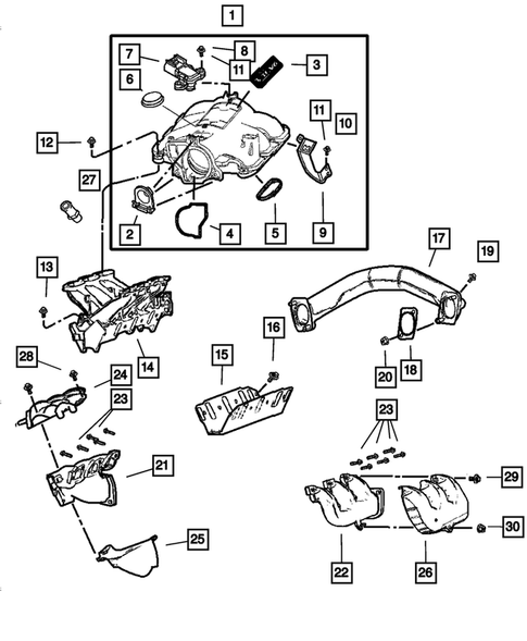 Collecteurs pour 2007 Chrysler Town & Country #0