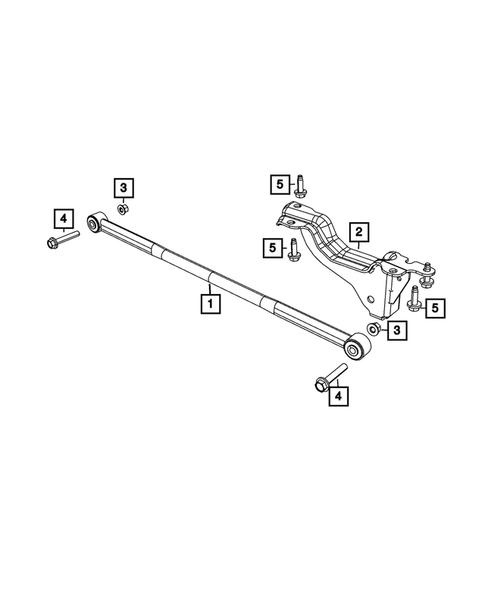 Rear Stabilizer Bar for 2020 Dodge Grand Caravan #0