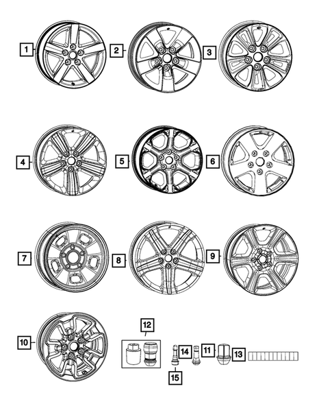 Wheels, Tires and Hardware for 2018 Ram 1500 #0