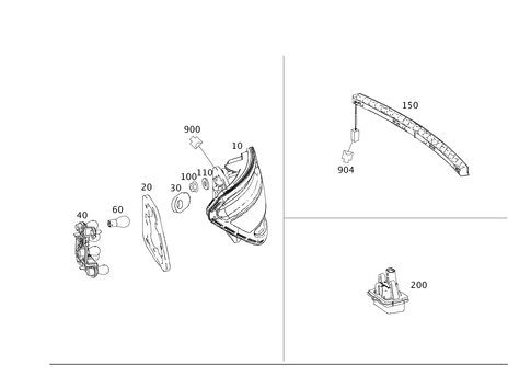 Rear Illumination for 2008 Mercedes-Benz C350 #0