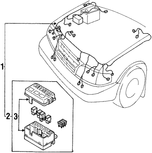 Electrical Components for 2001 Kia Sportage #0