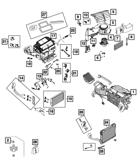 Air Conditioner and Heater Units for 2022 Alfa Romeo Stelvio #0