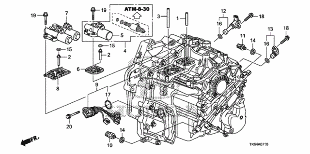 AT Solenoid for 2012 Honda Fit #0