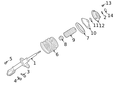 Struts & Components for 2005 Subaru Impreza #0