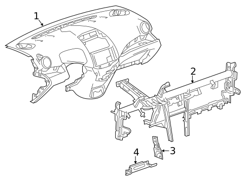 Instrument Panel for 2016 Chevrolet Spark EV #0