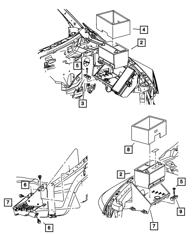 BERH6680AA - Electrical: Storage Battery, Europe, Middle East for Mopar Image image