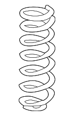 1H5511115J - Suspension: Coil Spring for Volkswagen: Cabrio, Jetta Image