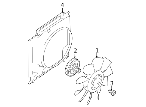Cooling Fan for 2008 Ford F-350 Super Duty #0