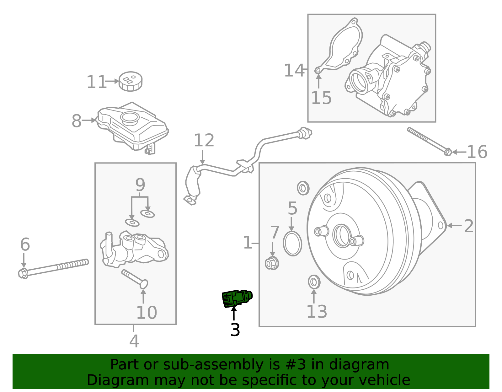 32214511 - High-Quality Power Brake Booster Vacuum Sensor for ...