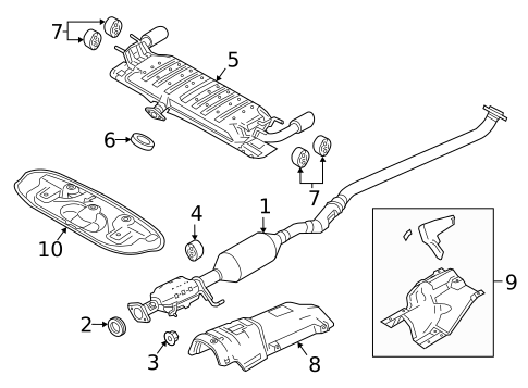 Exhaust Components for 2023 Mazda 3 #3