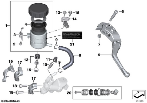 Control Assembly for 2022 BMW-Motorrad M 1000 RR #0