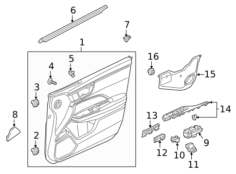 Power Seats for 2021 Honda Clarity #0