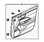 83551TRVA11ZB - : Door Interior Trim Panel for Honda Image