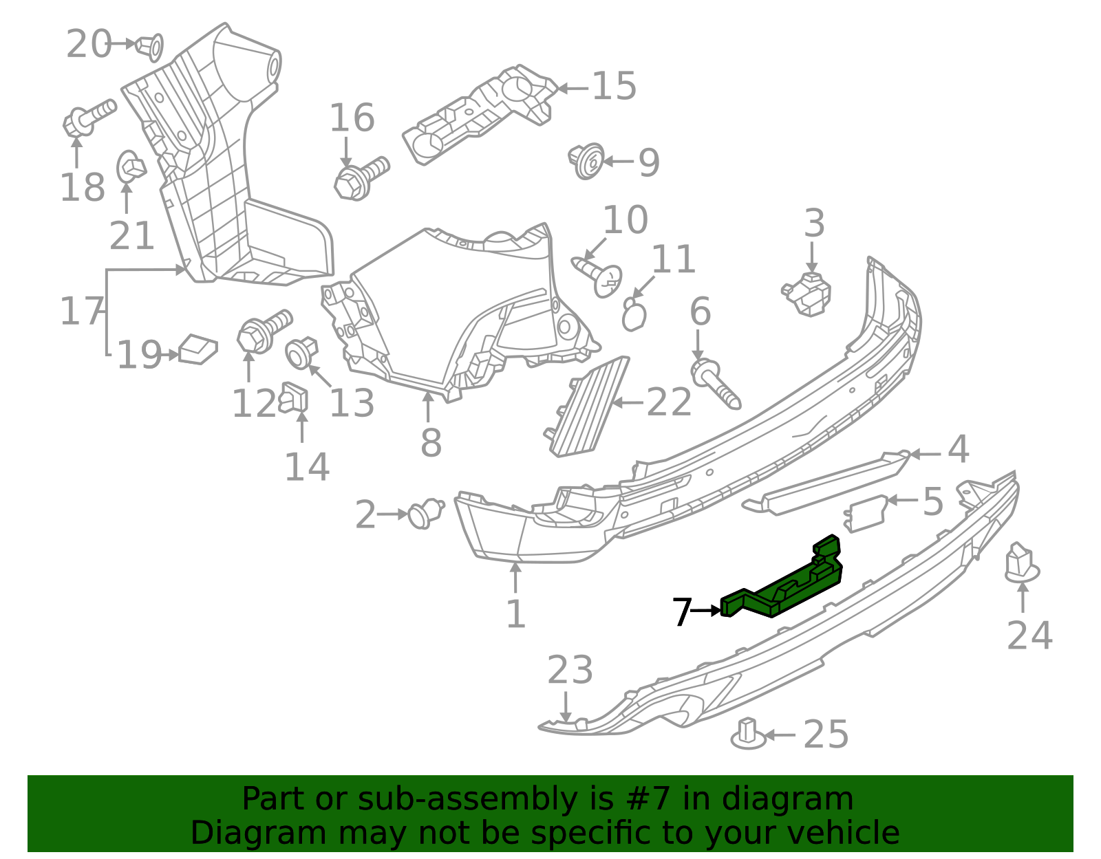 VC68-51-699 - Bumper Cap 2025 Mazda CX-50 | Mazda Parts Connect