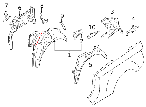 Inner Structure for 2013 Audi RS5 #1