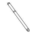 F58Z3575A - Steering: Shaft for Ford: Freestar, Windstar | Mercury: Monterey Image