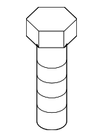 N10063205 - : Child Restraint Anchor Plate Bolt for Audi: A4, A4 Quattro, RS4, S4 Image
