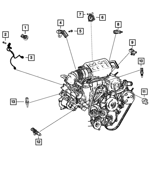 Sensors for 2014 Chrysler 300 #2