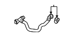17125A024B0 - Cooling System: Reservoir Hose for BMW Image
