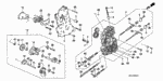 25145PA9010 - Transmission - Automatic: SHAFT, OIL PUMP GEAR for Honda Image