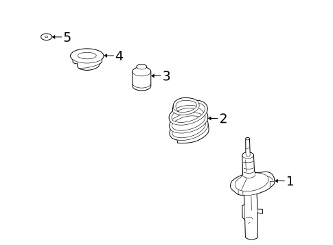Struts & Components for 2005 Ford Freestyle #0