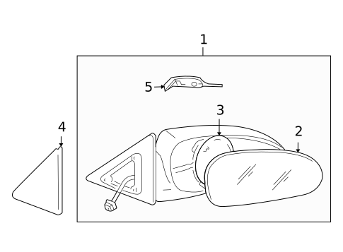 Mirrors for 2008 Hyundai Azera #0