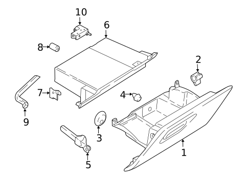 Glove Box for 2018 Ford EcoSport #0