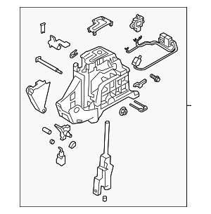 467002W120 - Body: Gear Shift Assembly for Hyundai Image