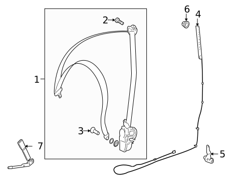 Front Seat Belts for 2013 Mercedes-Benz S600 #0