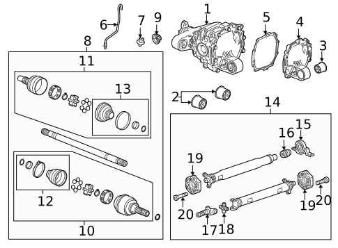 Axle & Differential for 2010 Chevrolet Camaro #0