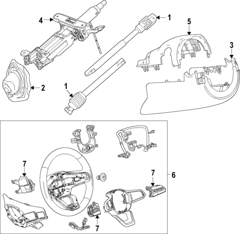 Steering Wheel for 2025 Chevrolet Equinox EV #0